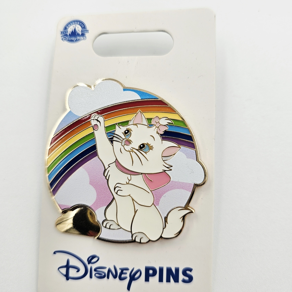 Disney Pin Set Marie Aristocats Cheshire Cat Alice Miss Piggy Enamel Pins - Picture 3 of 6
